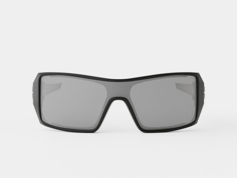 Oakley Oil Rig - Black Iridium OO9081 03 Sport Glasses Modelo 3D