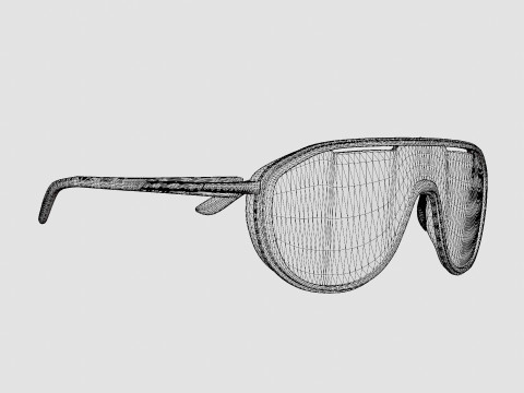 Oakley Outpace - Prizm Black OO4133 Sport Glasses 3D Модель