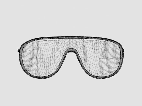 Oakley Outpace - Prizm Tungsten OO4133 Sport Glasses 3D Model