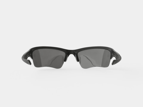 Oakley Quarter Jacket - Grey Polarized OO9200 Sport Glasses 3D 模型
