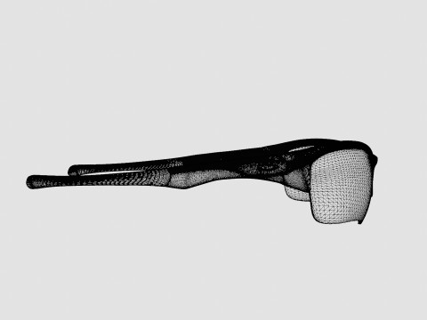 Oakley Quarter Jacket - Grey Polarized OO9200 Sport Glasses 3D 模型