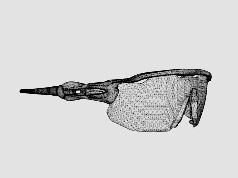 Oakley Radar EV Advancer - Prizm Golf OO9442 Sport Glasses 3D Model