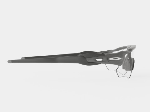 Oakley Radar EV Path - Clear Black Iridium Photochromic OO9208 Sport Glasses 3D Model
