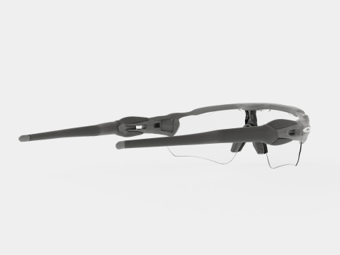 Oakley Radar EV Path - Clear Black Iridium Photochromic OO9208 Sport Glasses 3D Model