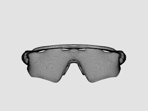 Oakley Radar EV Path - Prizm Low Light OO9208 Sport Glasses 3D Модель
