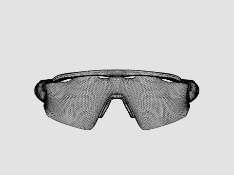 Oakley Radar EV Pitch - Prizm Black Polarized OO9211 Sport Glasses 3D Model