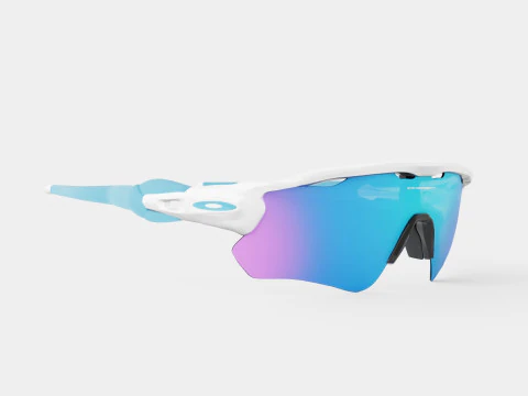Oakley Radar EV XS Path - Sapphire Iridium OJ9001 Sport Glasses 3D Model