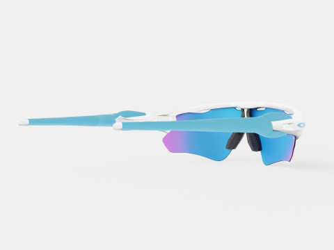 Oakley Radar EV XS Path - Sapphire Iridium OJ9001 Sport Glasses Modello 3D