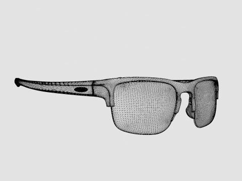 Oakley Sliver Edge - Prizm Black Polarized OO9413 Sport Glasses 3D Model