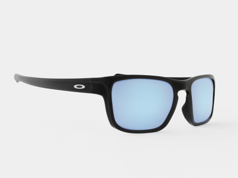 Oakley Sliver Stealth - Prizm Deep H2O Polarized OO9408 Sport Glasses 3D Model