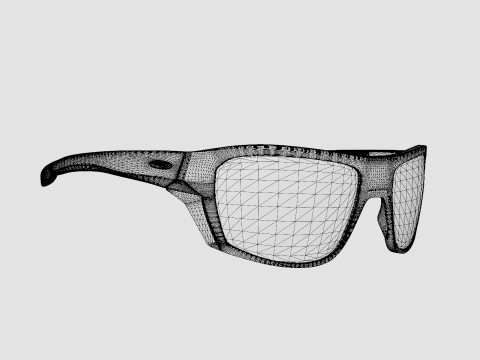 Oakley Split Shot Prizm Snow Collection - Prizm Snow Sapphire OO9416 Sport Glasses 3D Model
