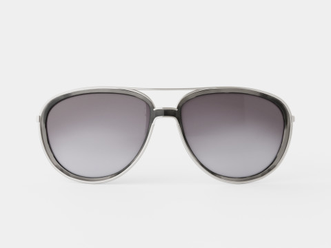 Oakley Split Time Black Grey Gradient OO4129 Sunglasses Model 3D