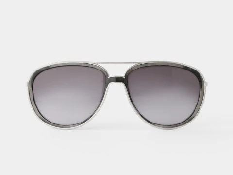 Oakley Split Time Black Grey Gradient OO4129 Sunglasses 3D Model