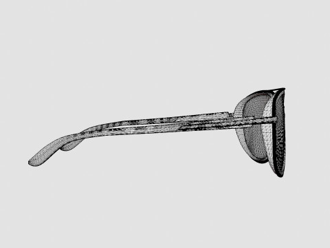 Oakley Split Time - Prizm Road OO4129 Sunglasses 3D 모델
