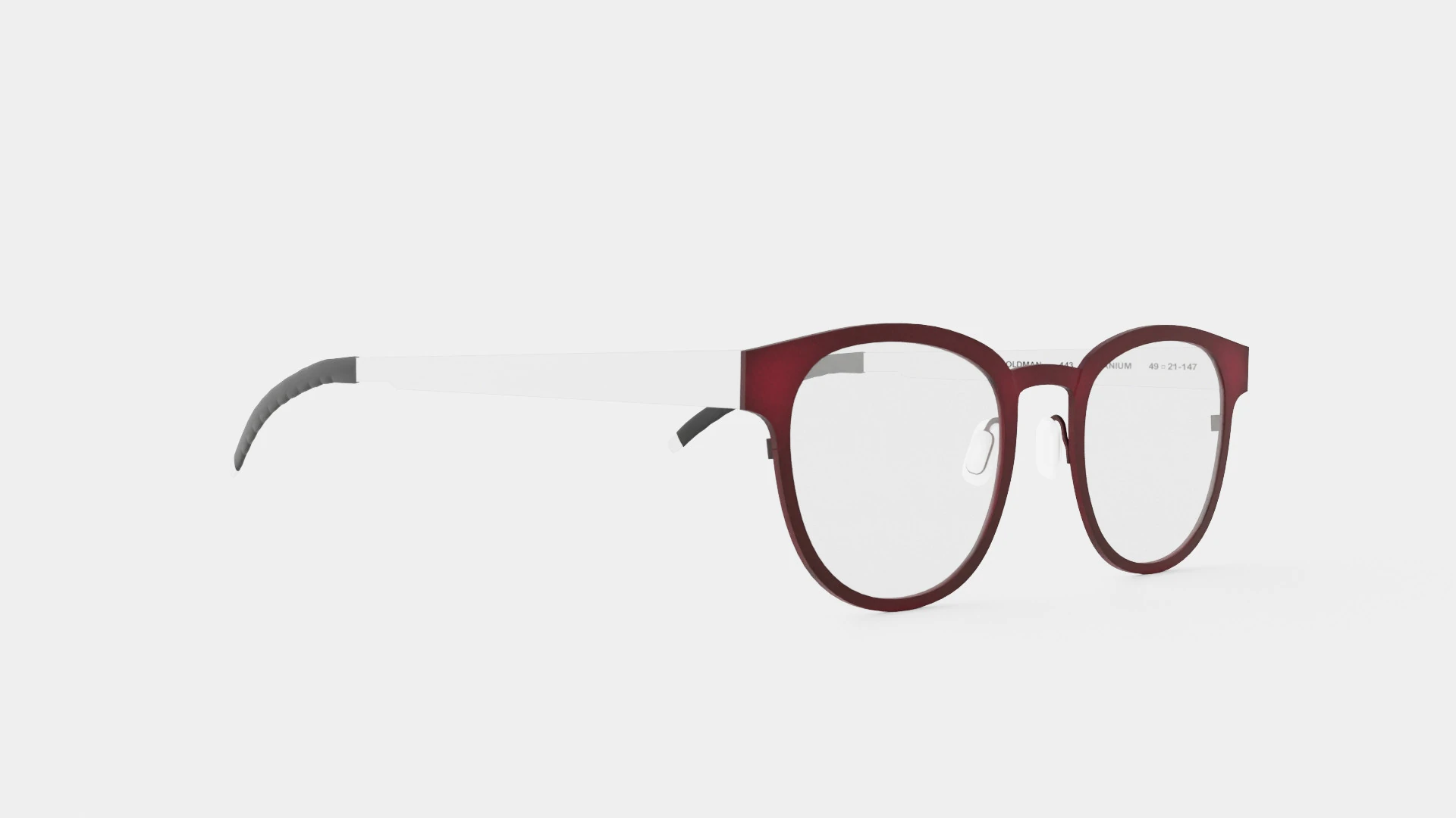 Orgreen - Oldman 443 Glasses 3D Model .c4d .max .obj .3ds .fbx .stl .blend