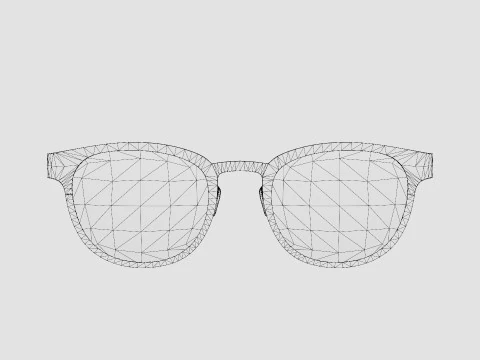 Orgreen - Oldman 443 Glasses 3D Model