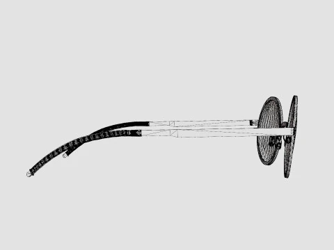 Orgreen - Propellar 602 Glasses 3D Model
