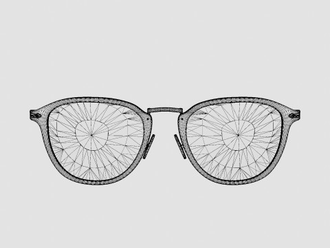 Persol - 0PO3165S 52 Sunglasses 3D मॉडल