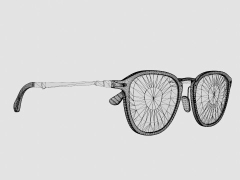 Persol - 0PO3165S 52 Sunglasses 3D मॉडल