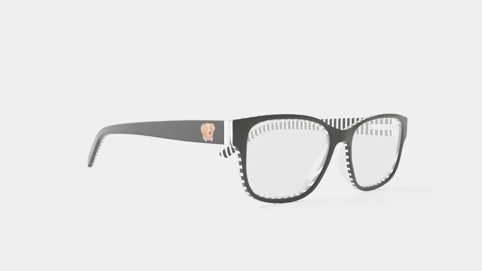 Polo Prep - PP8537 5879 Glasses 3D Model .c4d .max .obj .3ds .fbx .stl .blend 