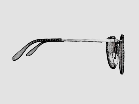 Prada - Солнцезащитные очки 0PR 20US 54 3D Модель