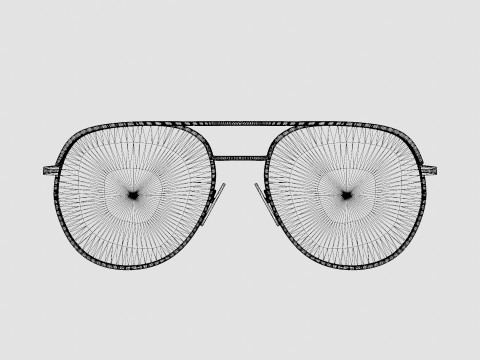 Prada - 0PR 55US 57 Sunglasses Modèle 3D