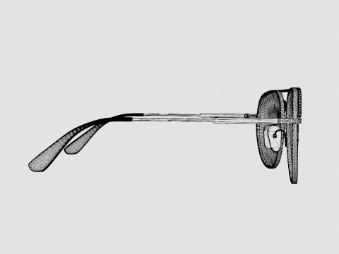 Prada - 0PR 55US 57 Sunglasses Modèle 3D