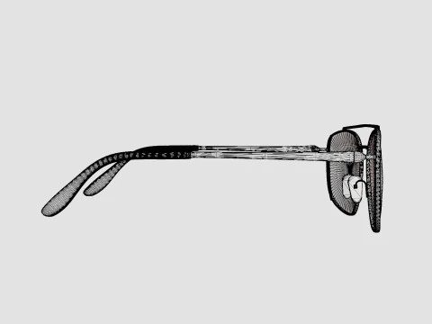 Prada - 0PR 64VS 62 Sunglasses 3D Model