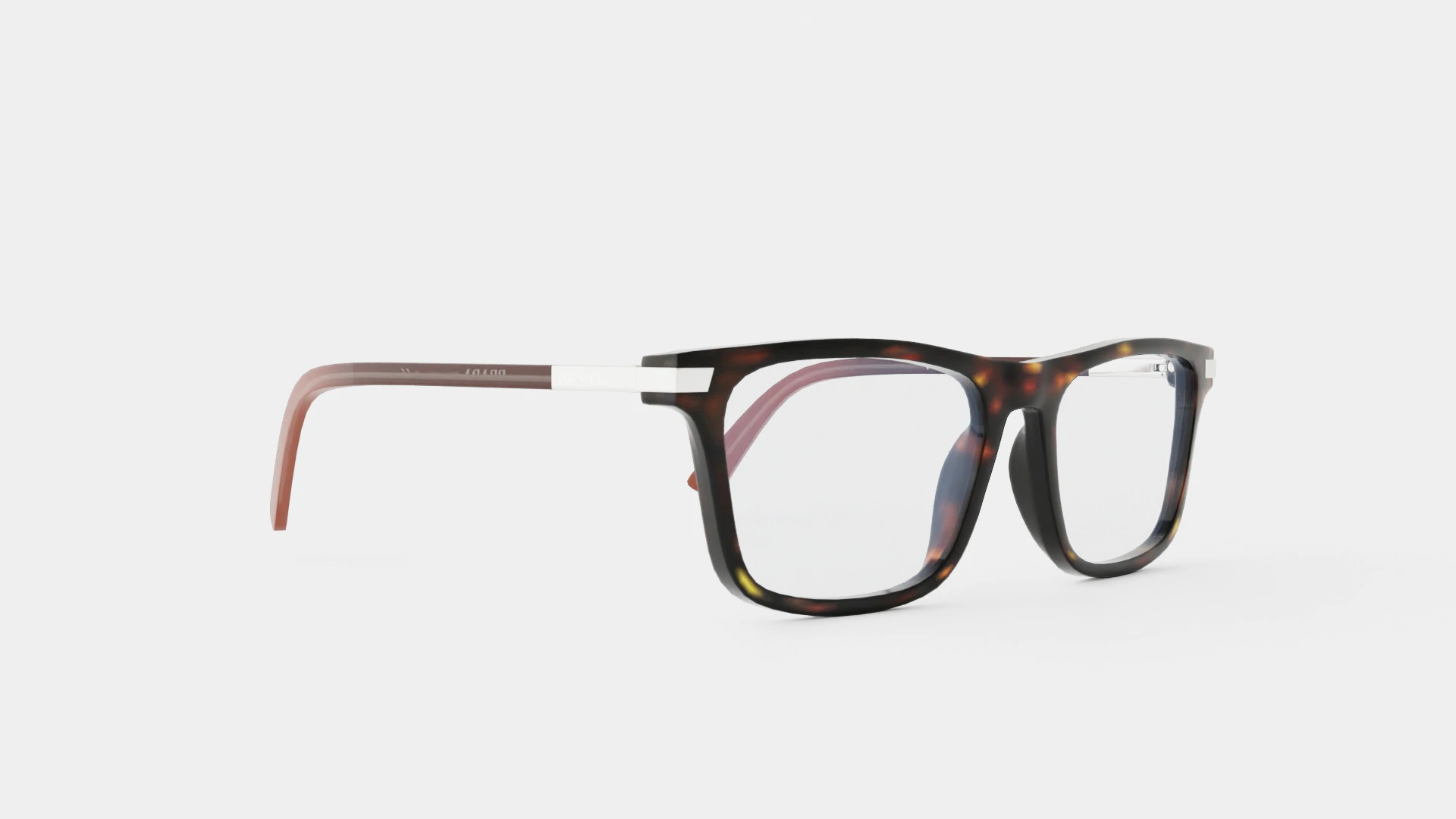 Prada - PR01WV 01A1O1 Glasses 3D Model .c4d .max .obj .3ds .fbx .stl .blend 