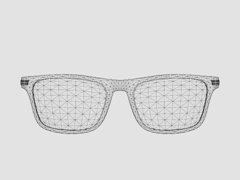 Prada - PR01WV 01A1O1 Glasses 3D Model