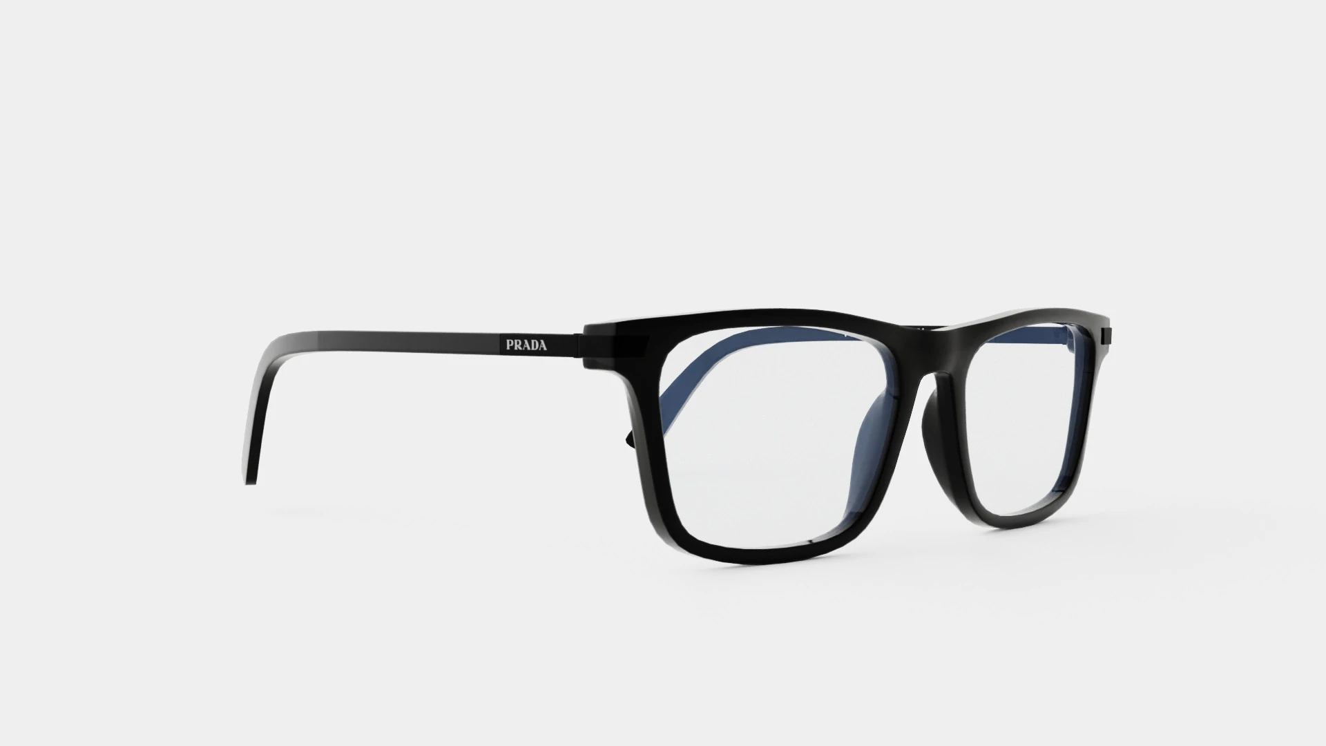 Prada - PR01WV 07F1O1 Glasses 3D Model .c4d .max .obj .3ds .fbx .stl .blend 