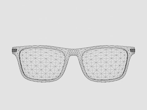 Prada - PR01WV 07F1O1 Glasses 3D Model