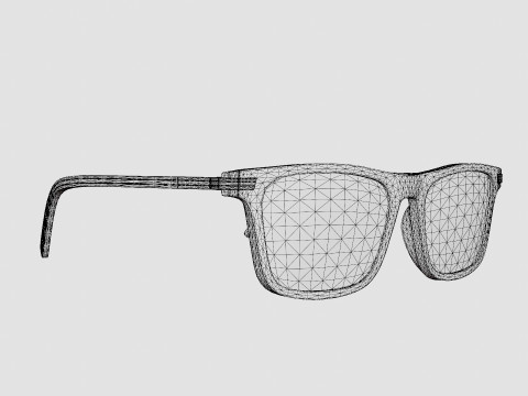 Prada - PR01WV 07F1O1 Glasses 3D Model
