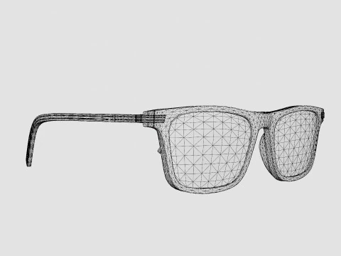 Prada - PR01WV 07F1O1 Glasses 3D Model