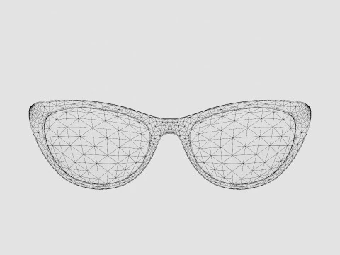 Prada - PR05XV 5121O1 Glasses 3D Model