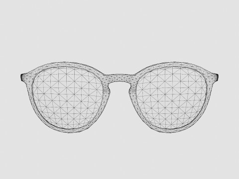 Prada - PR13TV 1AB1O1 Glasses Modelo 3D