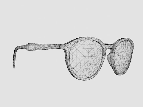 Prada - PR13TV 1AB1O1 Glasses 3D Model