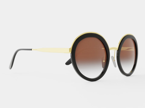 Prada - PR50TS 1AB0A7 Sunglasses 3D Model
