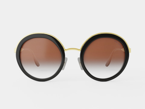 Prada - PR50TS 1AB0A7 Sunglasses 3D 모델