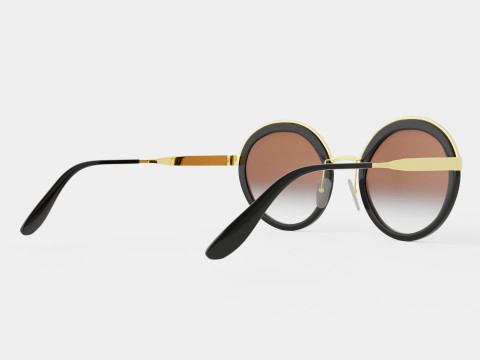 Prada - PR50TS 1AB0A7 Sunglasses 3D 모델