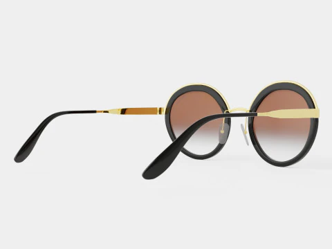Prada - PR50TS 1AB0A7 Sunglasses 3D Model