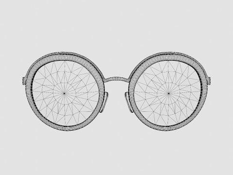 Prada - PR50TS 1AB0A7 Sunglasses 3D 모델