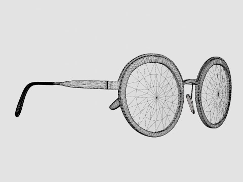 Prada - PR50TS 1AB0A7 Sunglasses 3D Model