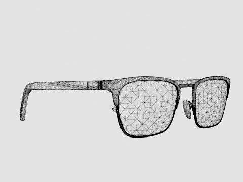Prada - PR54TV 1AB1O1 Glasses 3D Model