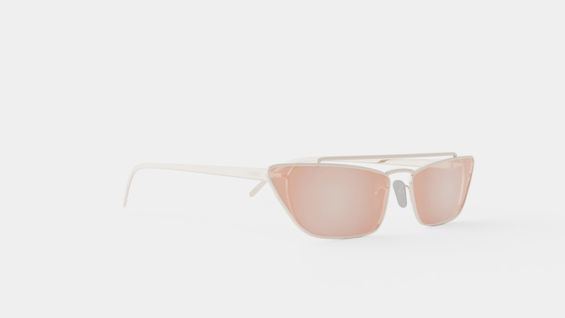 Prada - PR64US 1BC338 Sunglasses 3D Model .c4d .max .obj .3ds .fbx .stl .blend