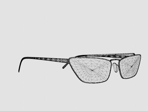 Prada - PR64US 1BC338 Sunglasses 3D Model