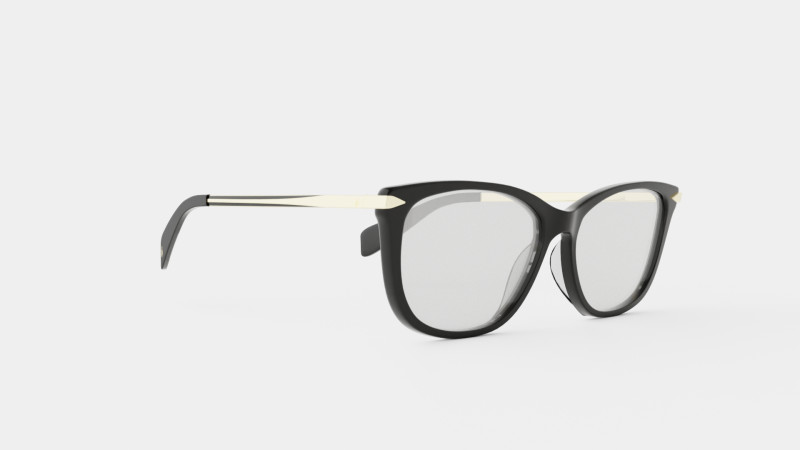 Rag and Bone - RNB3010 2M2 Glasses 3D 모델 .c4d .max .obj .3ds .fbx .stl .blend