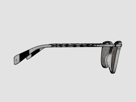 Rag and Bone - RNB3010 2M2 Glasses 3D Model