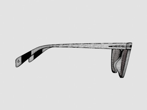 Rag and Bone - RNB3020 807 Glasses 3D Model