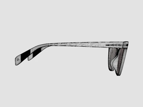Rag and Bone - RNB3020 807 Glasses 3D Model